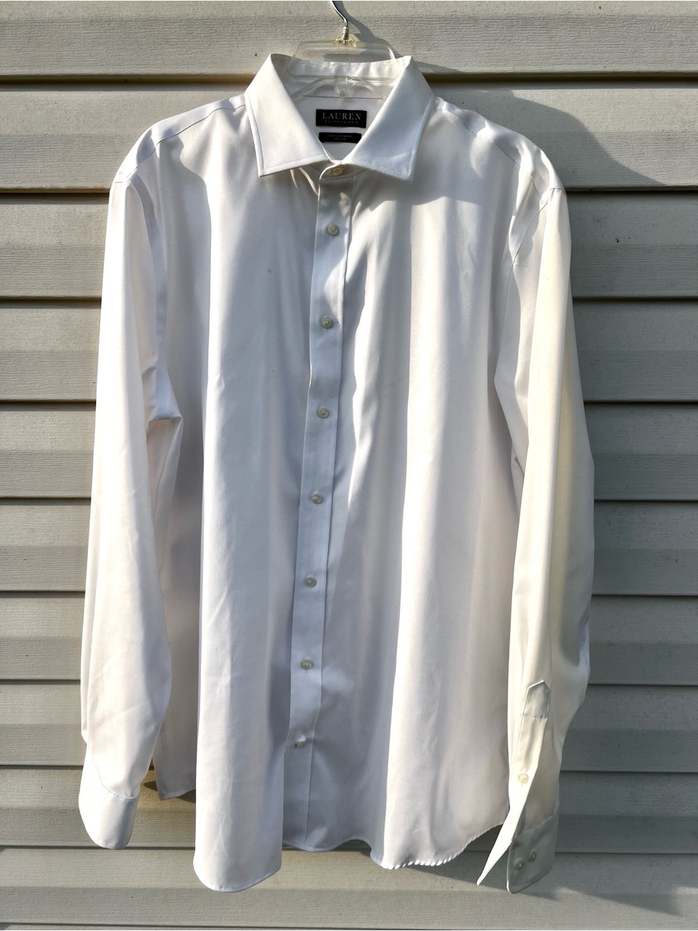 CLEAN Lauren RL size 17 - 36/37 Mens Ralph Lauren Button Up Long Sleeve Shirt